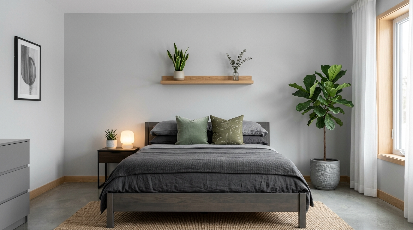 Add warm lighting to avoid a cold feel